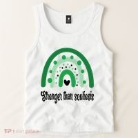 Stronger Than Scoliosis Rainbow Tank Top thumb 2
