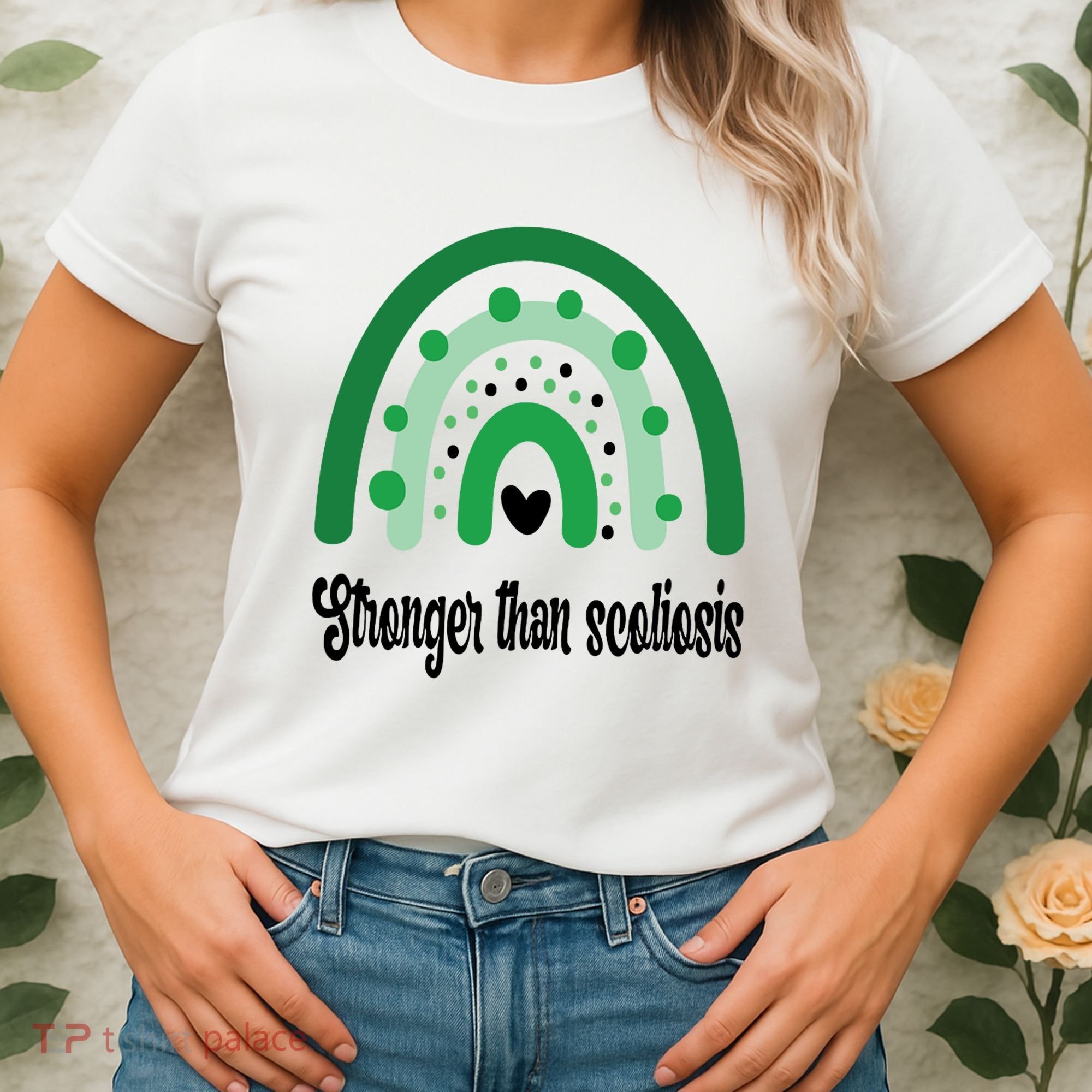 Stronger Than Scoliosis Rainbow Women's T-Shirt