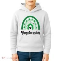 Stronger Than Scoliosis Rainbow Kids Hoodie thumb 4