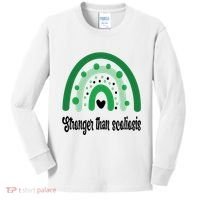 Stronger Than Scoliosis Rainbow Kids Long Sleeve Shirt thumb 0