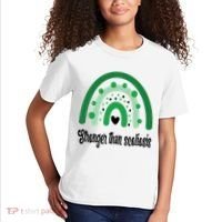 Stronger Than Scoliosis Rainbow Kids T-Shirt thumb 2