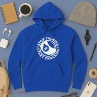 Stop Talking Start Chalking Billard 8ball Pool Billiards Funny Gift Hoodie thumb 3