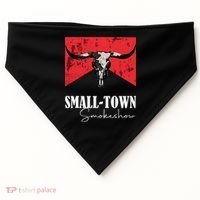 Small Town Smokeshow Oklahoma Smokeshow Western Country USA-Made Doggie Bandana thumb 0