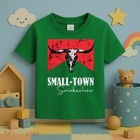 Small Town Smokeshow Oklahoma Smokeshow Western Country Toddler T-Shirt thumb 3