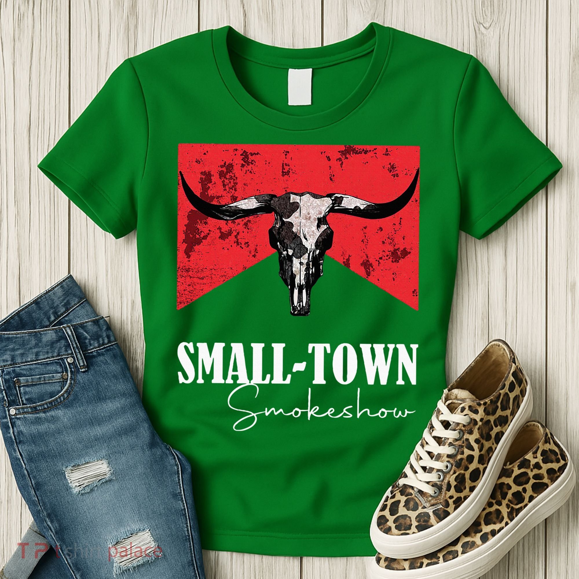 Small Town Smokeshow Oklahoma Smokeshow Western Country Women's T-Shirt