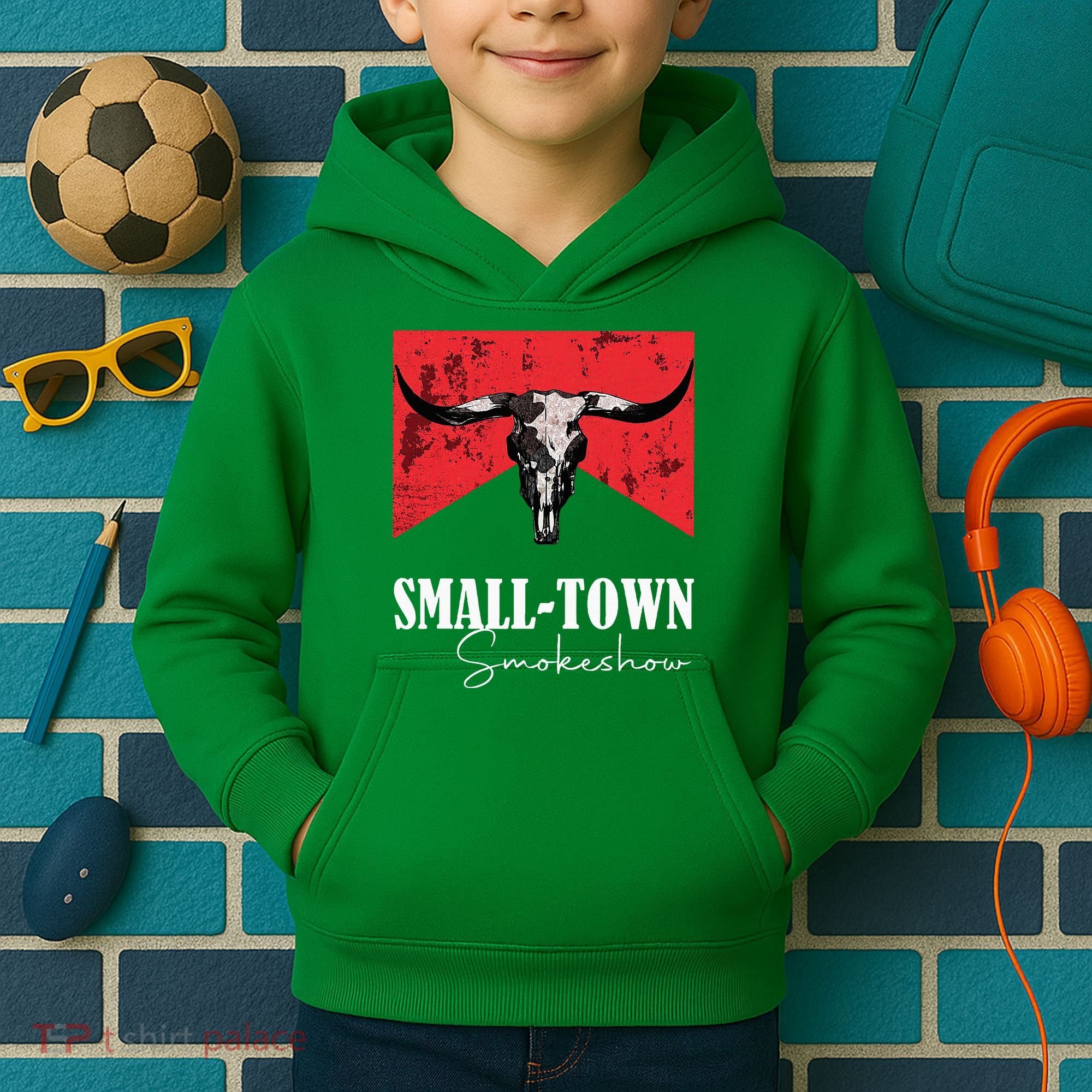 Small Town Smokeshow Oklahoma Smokeshow Western Country Kids Hoodie