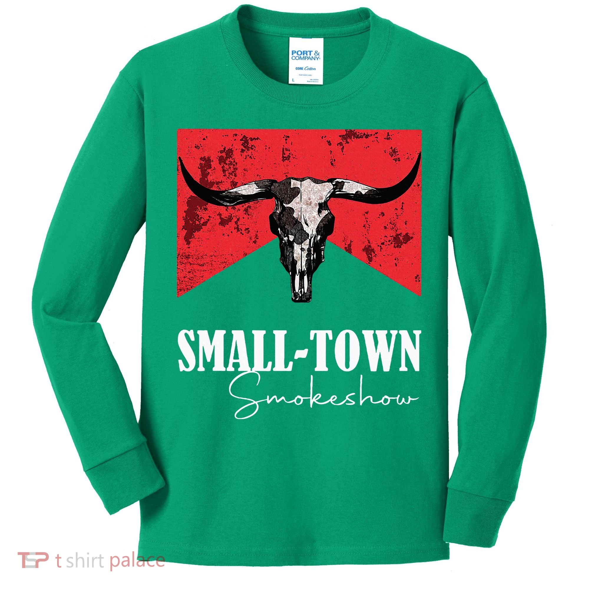 Small Town Smokeshow Oklahoma Smokeshow Western Country Kids Long Sleeve Shirt