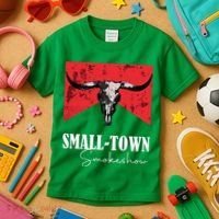 Small Town Smokeshow Oklahoma Smokeshow Western Country Kids T-Shirt thumb 3