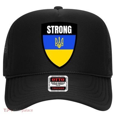 Strong Tactical Support Ukrainian Flag Shield I Stand With Ukraine Military Hat