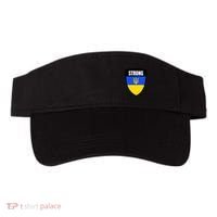 Strong Tactical Support Ukrainian Flag Shield I Stand With Ukraine Military Visor thumb 0