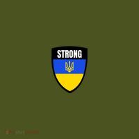 Strong Tactical Support Ukrainian Flag Shield I Stand With Ukraine Military Kids Hoodie thumb 2
