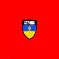 Strong Tactical Support Ukrainian Flag Shield I Stand With Ukraine Military Santa Hat thumb 1
