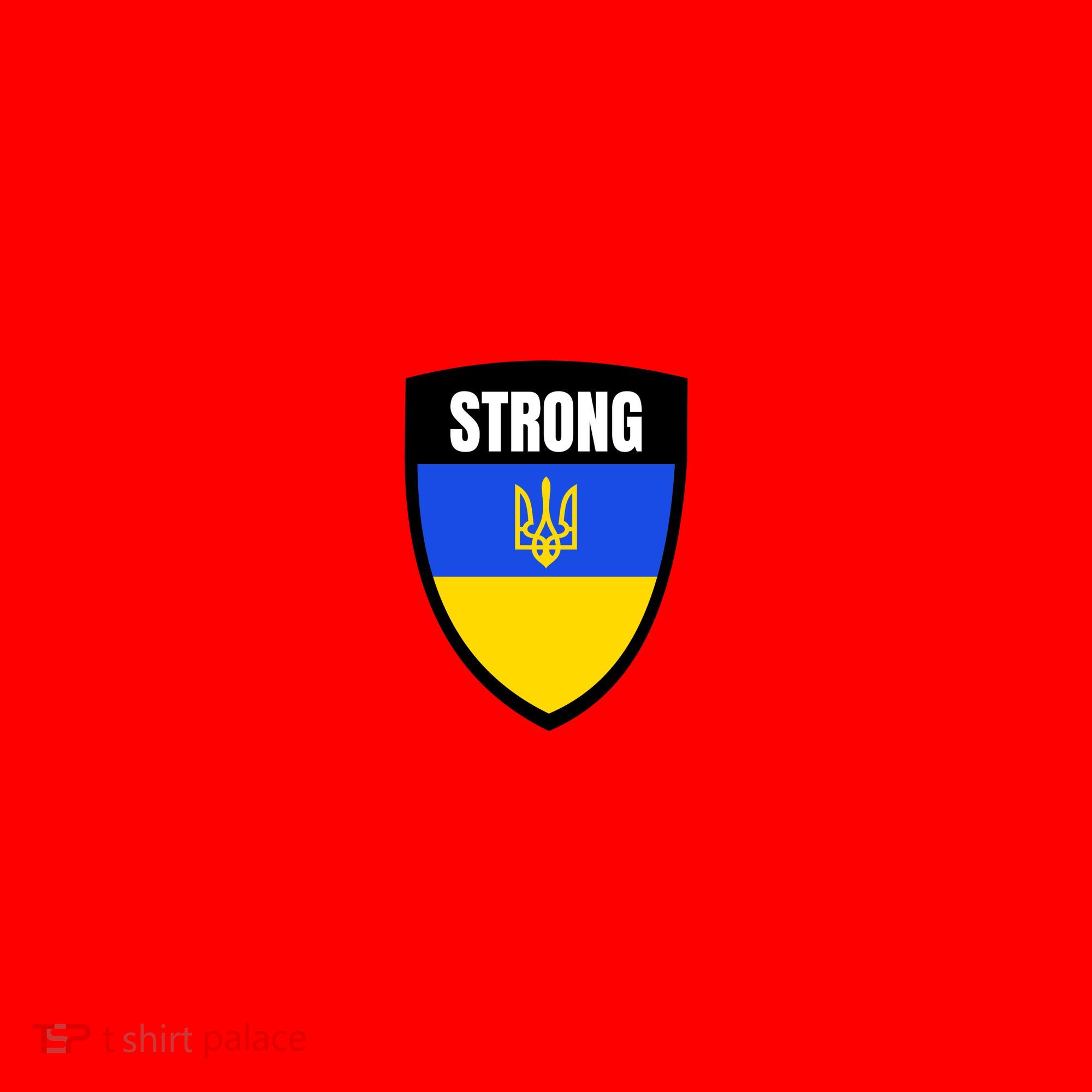 Strong Tactical Support Ukrainian Flag Shield I Stand With Ukraine Military Santa Hat