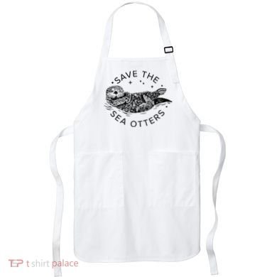 Save The Sea Otters Apron