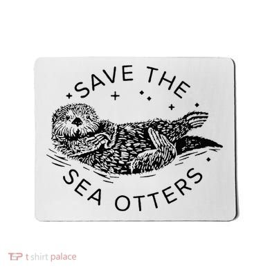 Save The Sea Otters Mousepad