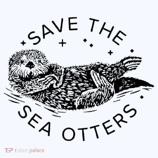 Save The Sea Otters Women's Tank Top