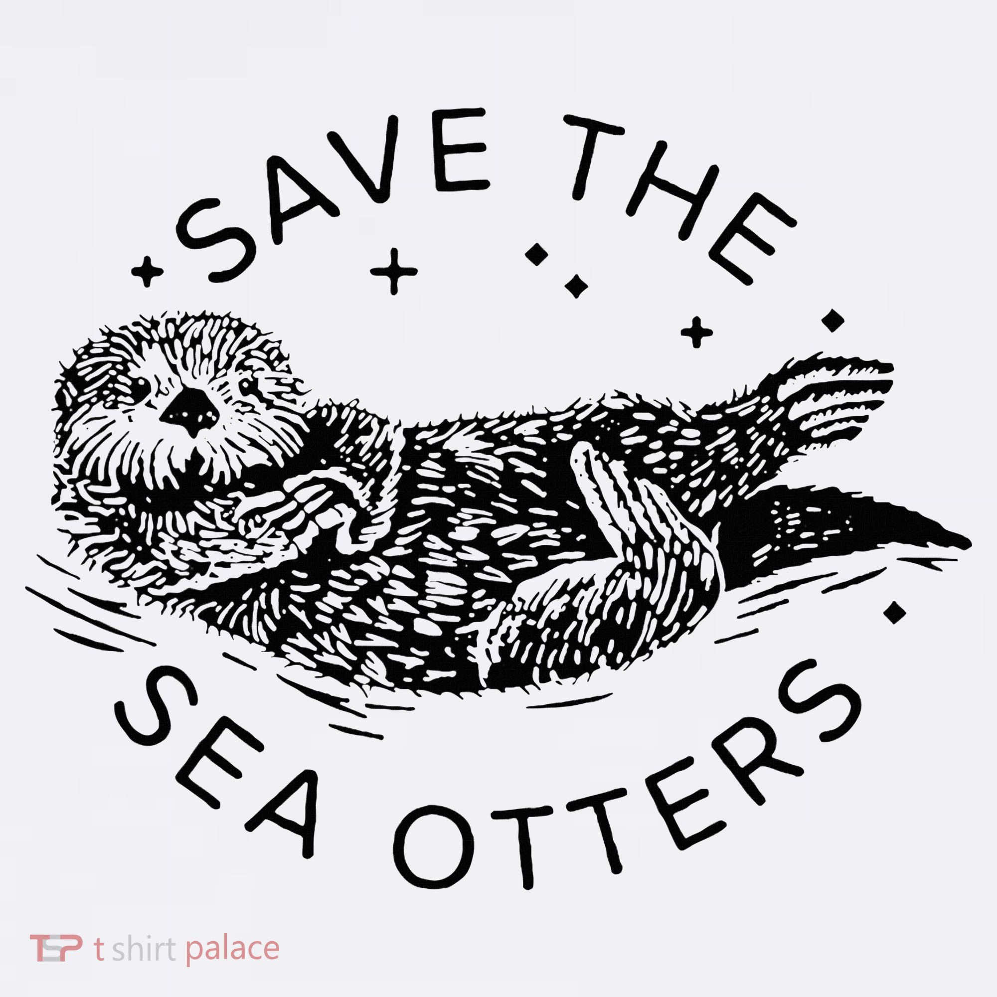 Save The Sea Otters Women's T-Shirt
