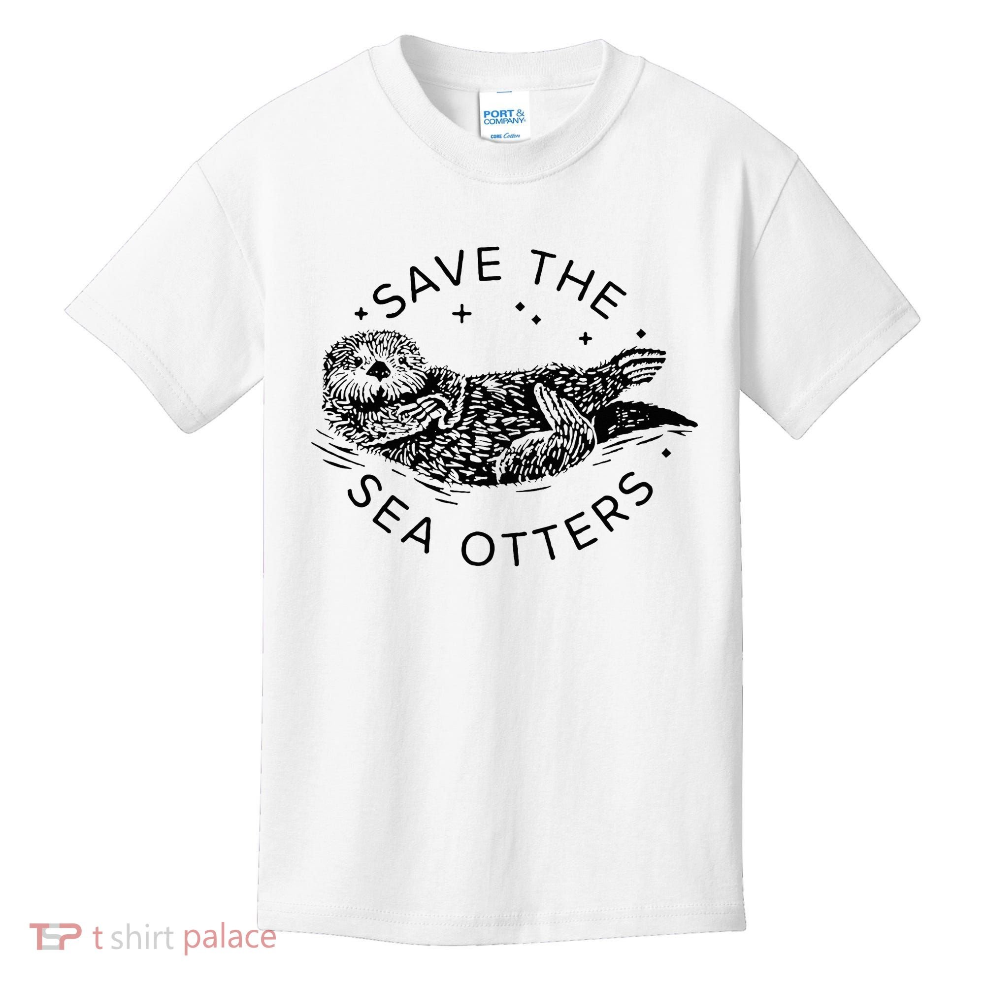 Save The Sea Otters Kids T-Shirt