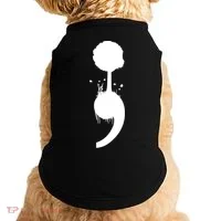 Semicolon Tree Suicide Prevention Doggie Tank thumb 0