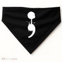 Semicolon Tree Suicide Prevention USA-Made Doggie Bandana thumb 0