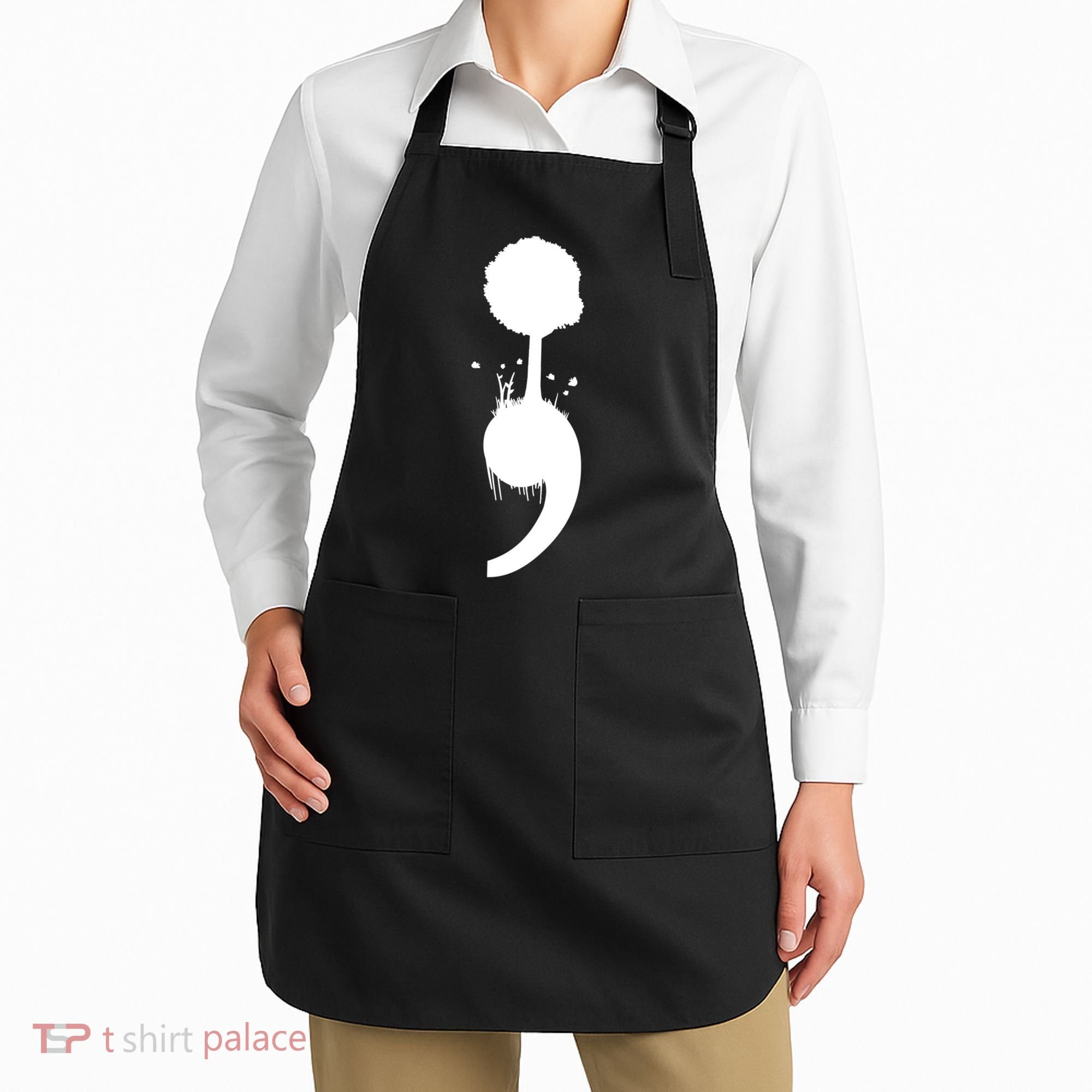 Semicolon Tree Suicide Prevention Apron