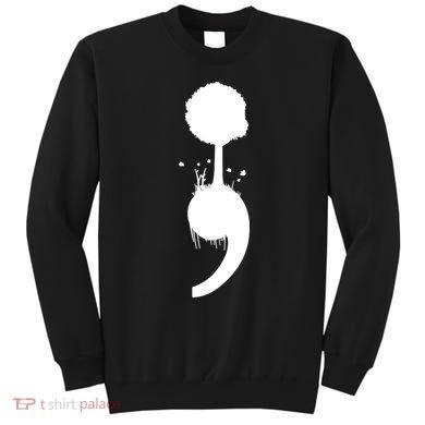 Semicolon Tree Suicide Prevention Sweatshirt