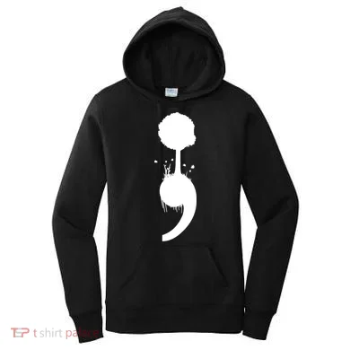 Semicolon Tree Suicide Prevention Women's Hoodie