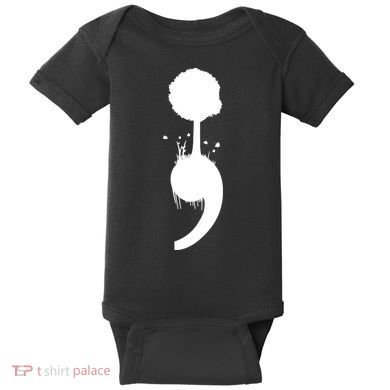Semicolon Tree Suicide Prevention Baby Bodysuit