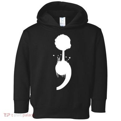 Semicolon Tree Suicide Prevention Toddler Hoodie