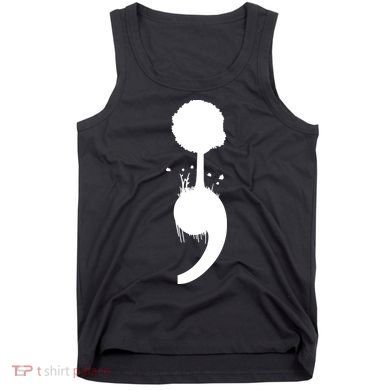 Semicolon Tree Suicide Prevention Tank Top