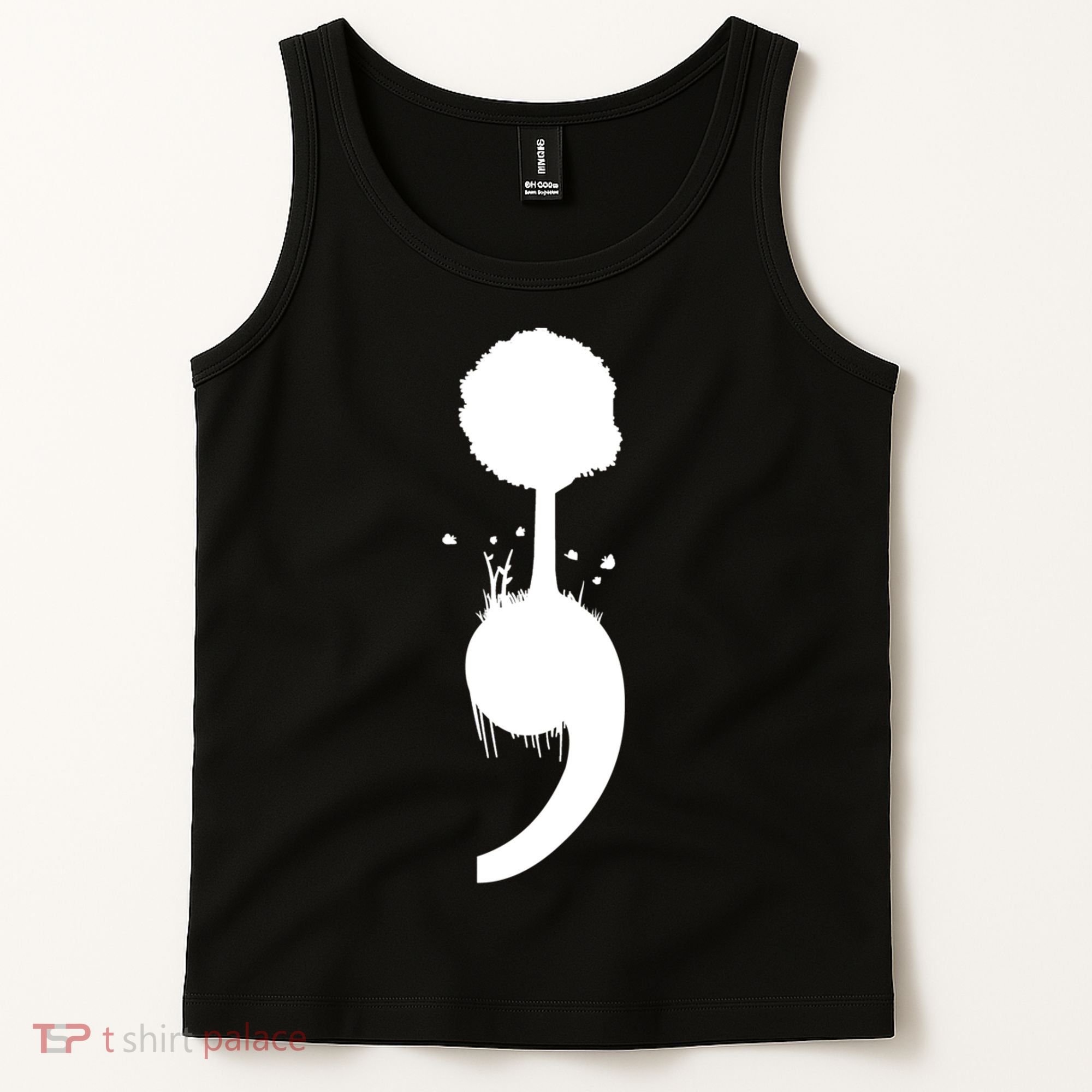 Semicolon Tree Suicide Prevention Tank Top