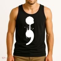 Semicolon Tree Suicide Prevention Tank Top thumb 3