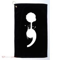 Semicolon Tree Suicide Prevention Golf Towel thumb 0