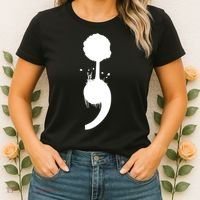 Semicolon Tree Suicide Prevention Women's T-Shirt thumb 2
