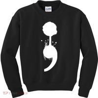 Semicolon Tree Suicide Prevention Kids Sweatshirt thumb 0