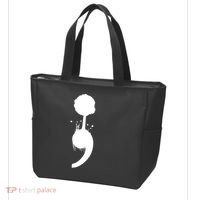 Semicolon Tree Suicide Prevention Tote Bag thumb 3