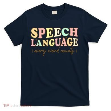Speech Therapy Speech Language Therapy Pathologist Retro SLP T-Shirt