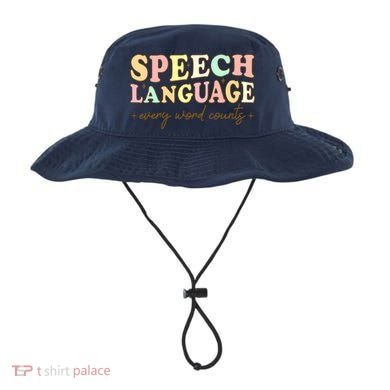 Speech Therapy Speech Language Therapy Pathologist Retro SLP Bucket Hat