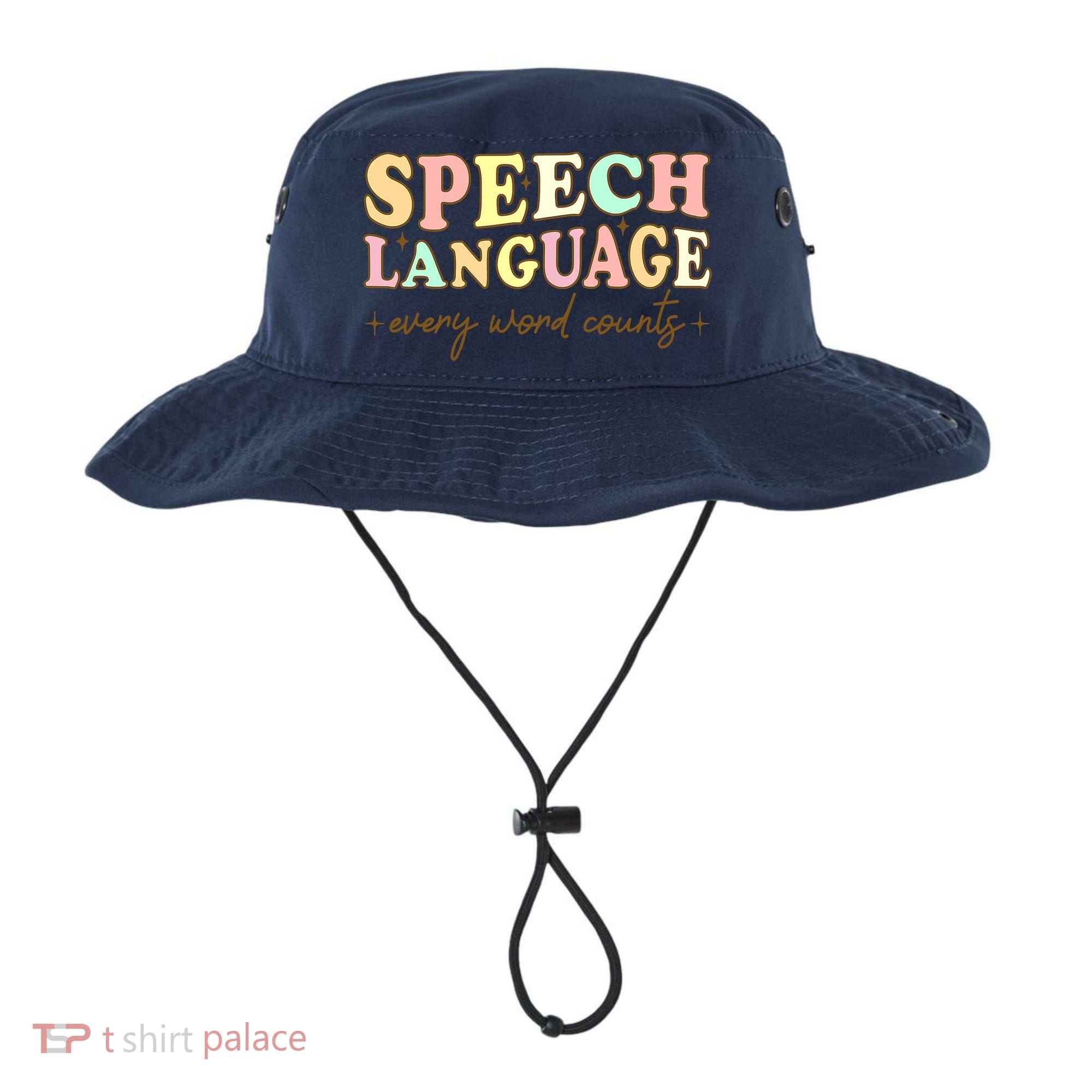 Speech Therapy Speech Language Therapy Pathologist Retro SLP Bucket Hat