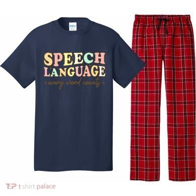 Speech Therapy Speech Language Therapy Pathologist Retro SLP Pajama Set