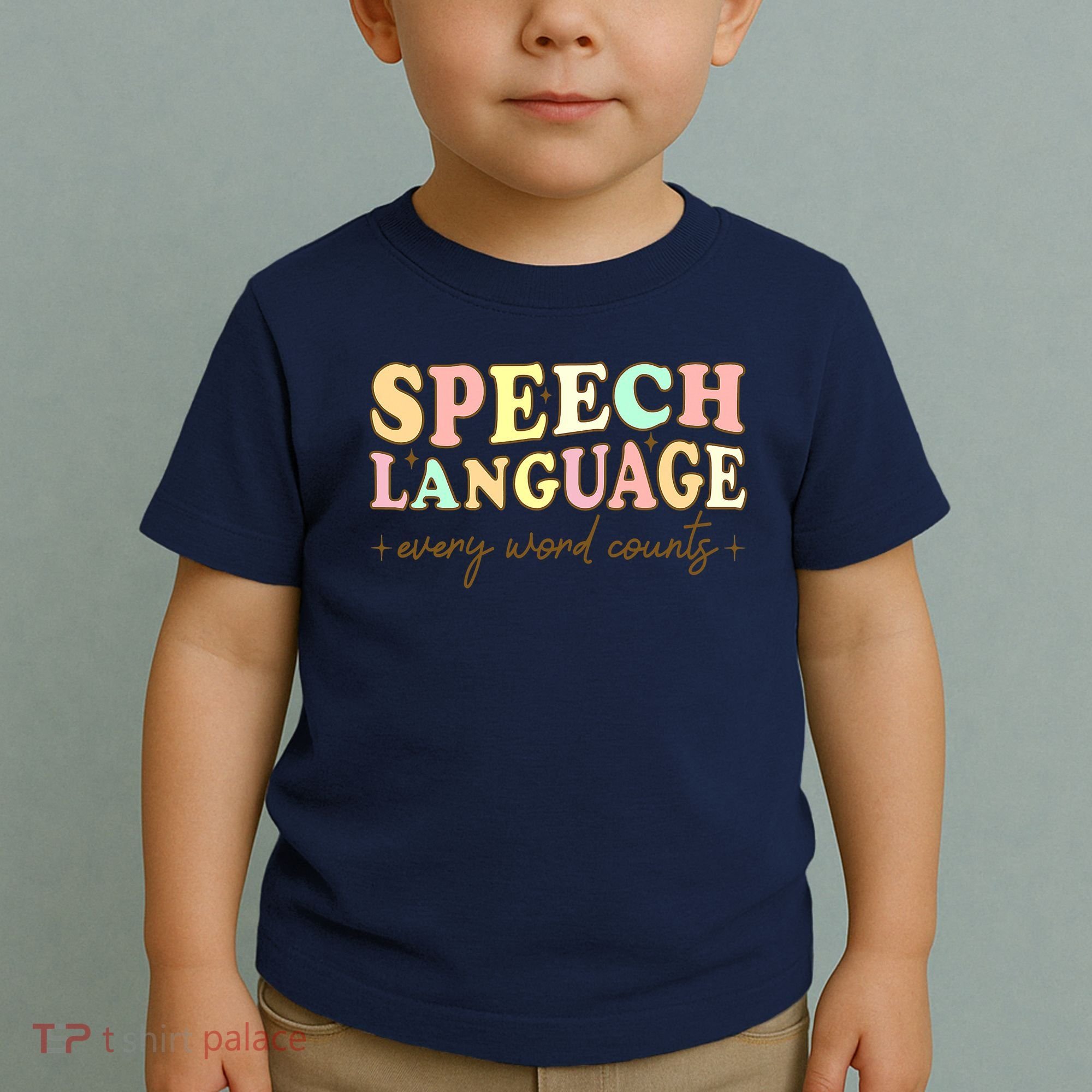 Speech Therapy Speech Language Therapy Pathologist Retro SLP Toddler T-Shirt