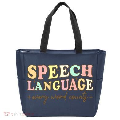 Speech Therapy Speech Language Therapy Pathologist Retro SLP Tote Bag