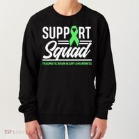 Support TBI Support Squad Traumatic Brain Injury Awareness Women's Sweatshirt thumb 0