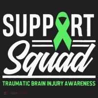 Support TBI Support Squad Traumatic Brain Injury Awareness Women's Sweatshirt thumb 2