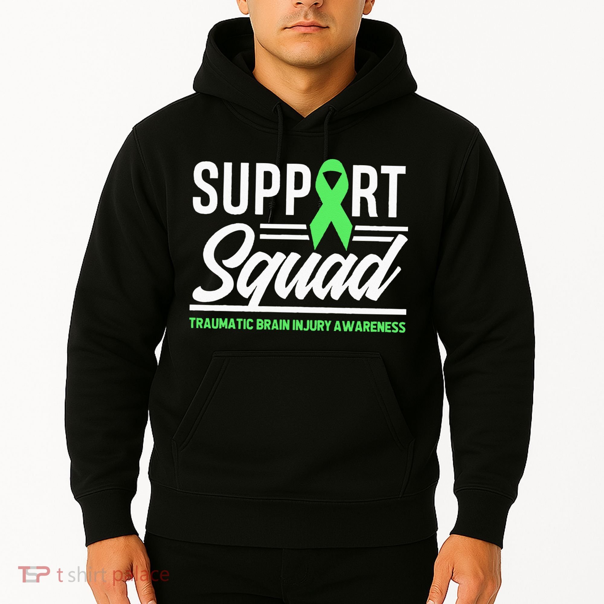Support TBI Support Squad Traumatic Brain Injury Awareness Hoodie