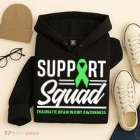 Support TBI Support Squad Traumatic Brain Injury Awareness Hoodie thumb 4
