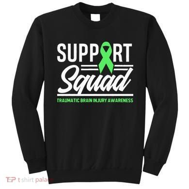 Support TBI Support Squad Traumatic Brain Injury Awareness Sweatshirt
