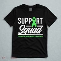 Support TBI Support Squad Traumatic Brain Injury Awareness T-Shirt thumb 5