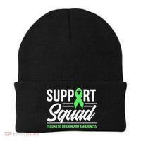 Support TBI Support Squad Traumatic Brain Injury Awareness Beanie thumb 0