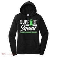 Support TBI Support Squad Traumatic Brain Injury Awareness Women's Hoodie thumb 0